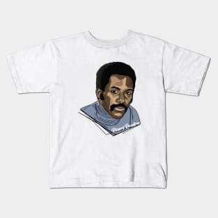 Richard Roundtree Portrait Kids T-Shirt